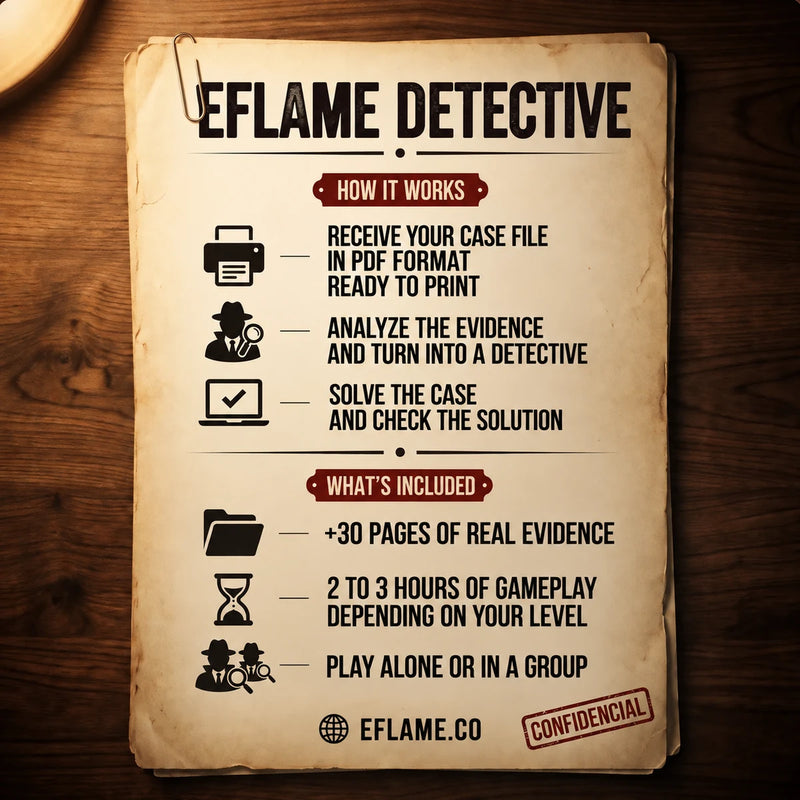 EFLAME detective game for couples – image 5