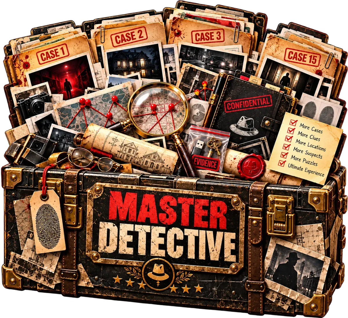 Master Detective | 15 Full Cases + 7 Express Cases FREE